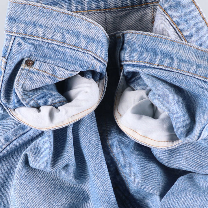 90'S Levi's 506-0213 Straight Denim Pants, Made in USA, Men's, Size 34, Vintage cotton blue type Vintage Second Hand