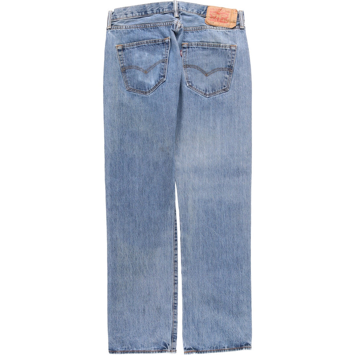 Levi's 501 straight denim pants for men, size W32 cotton blue type Vintage Second Hand