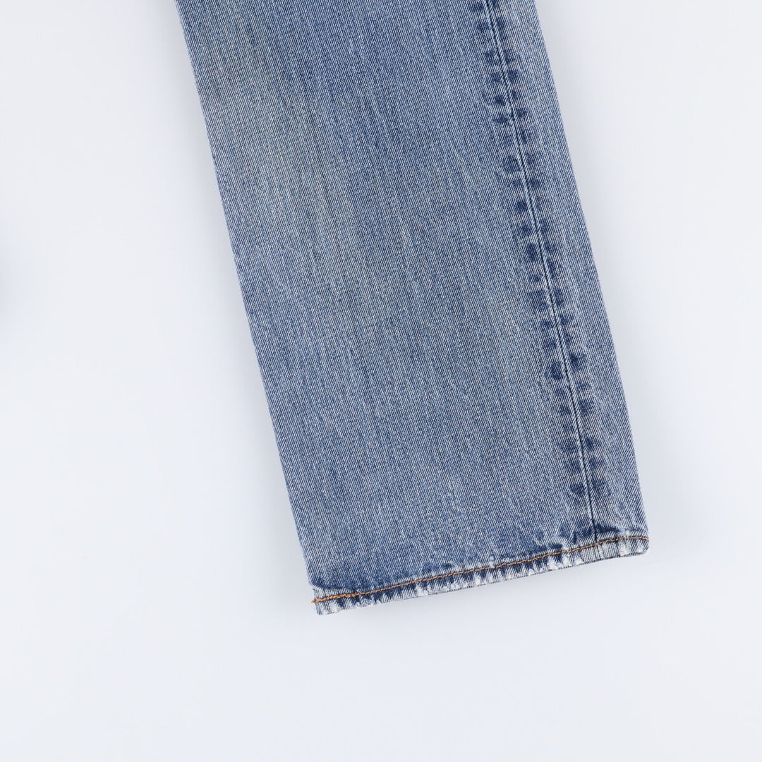 Levi's 501 straight denim pants for men, size W32 cotton blue type Vintage Second Hand