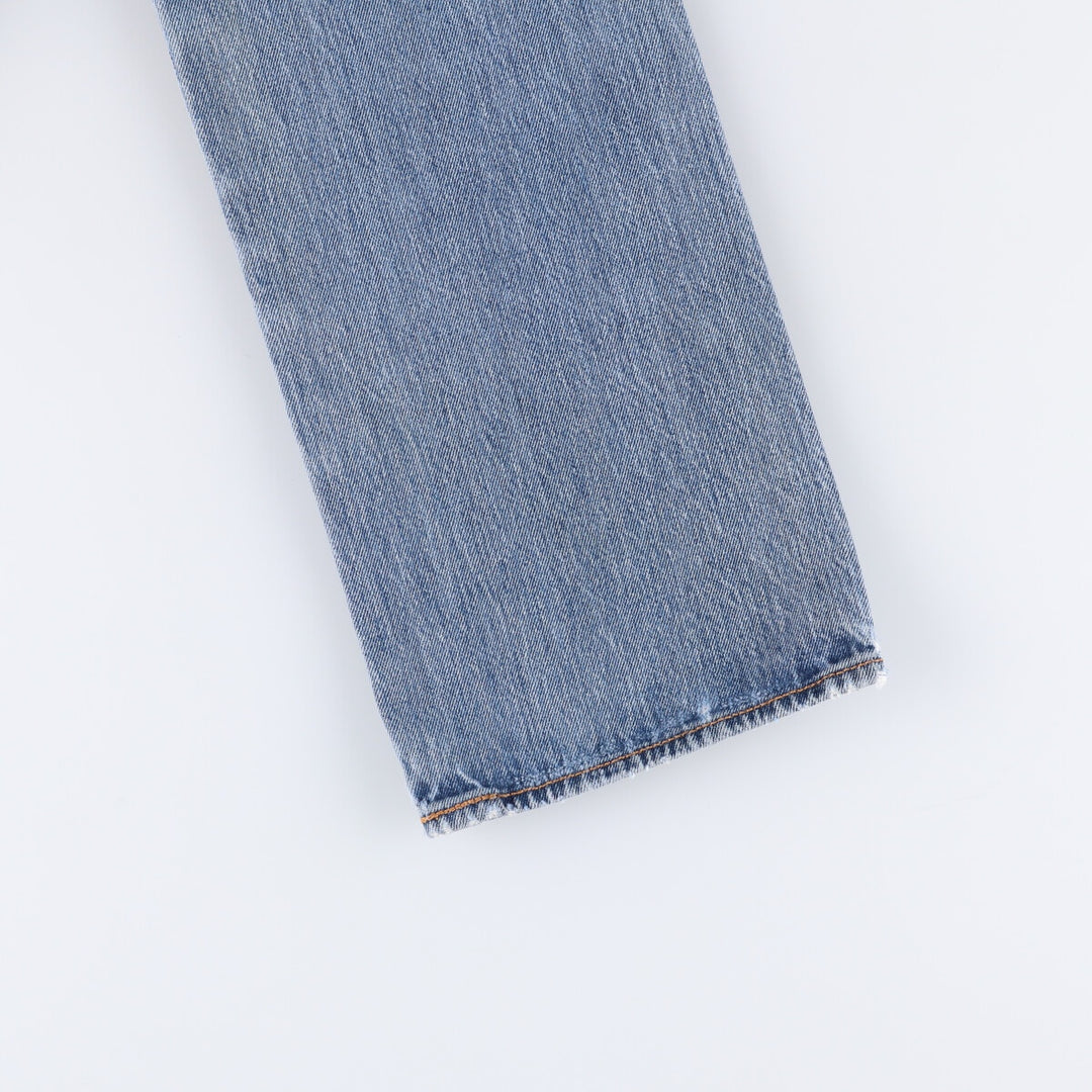 Levi's 501 straight denim pants for men, size W32 cotton blue type Vintage Second Hand