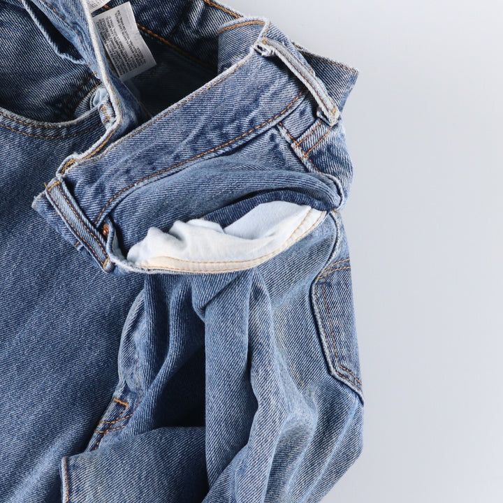 Levi's 501 straight denim pants for men, size W32 cotton blue type Vintage Second Hand