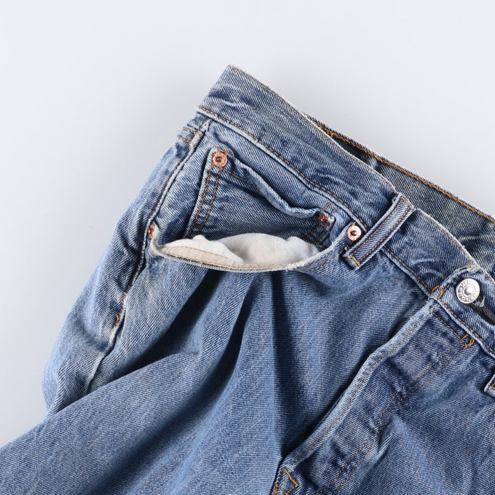 Levi's 501 straight denim pants for men, size W32 cotton blue type Vintage Second Hand
