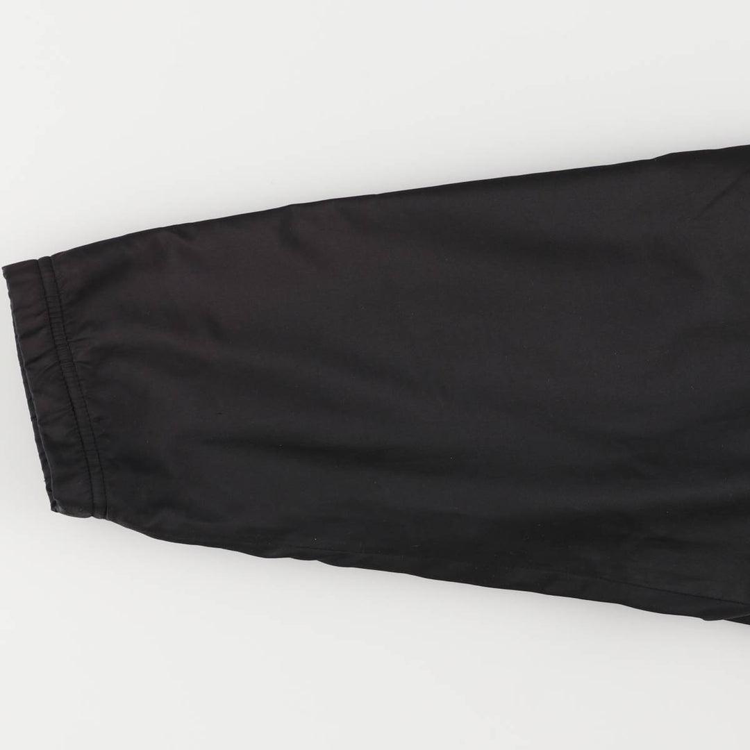 2000'S Adidas hooded windbreaker, men's size small polyester black type Vintage Second Hand