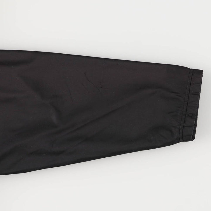 2000'S Adidas hooded windbreaker, men's size small polyester black type Vintage Second Hand