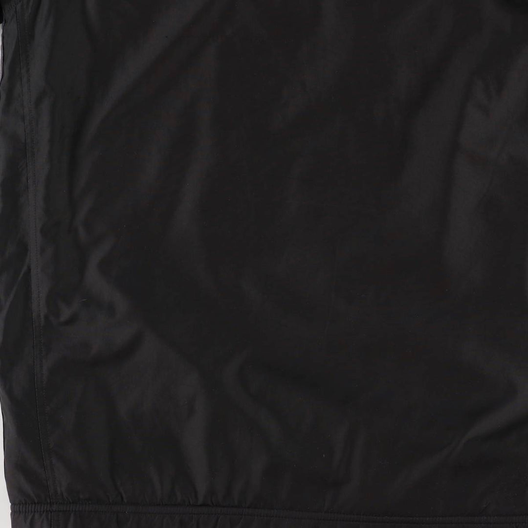 2000'S Adidas hooded windbreaker, men's size small polyester black type Vintage Second Hand