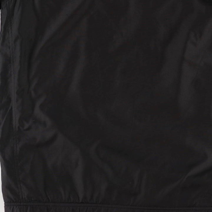 2000'S Adidas hooded windbreaker, men's size small polyester black type Vintage Second Hand