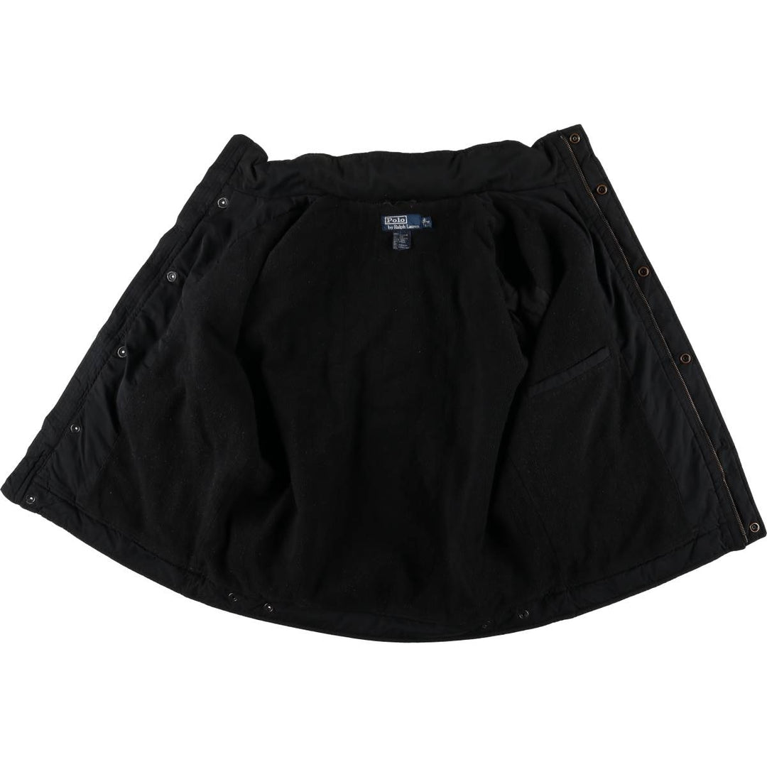 Ralph Lauren POLO by Ralph Lauren padded puffer jacket, men's size M polyester black type Vintage Second Hand