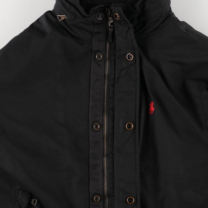 Ralph Lauren POLO by Ralph Lauren padded puffer jacket, men's size M polyester black type Vintage Second Hand