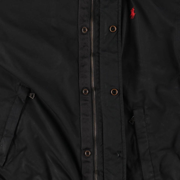 Ralph Lauren POLO by Ralph Lauren padded puffer jacket, men's size M polyester black type Vintage Second Hand