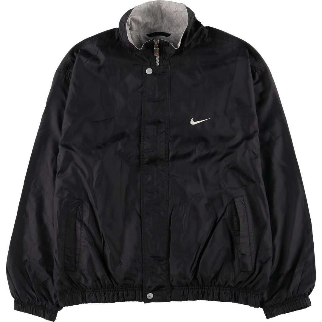 90'S Nike NIKE Nylon Jacket Men's M Size Vintage Nylon black type Vintage Second Hand