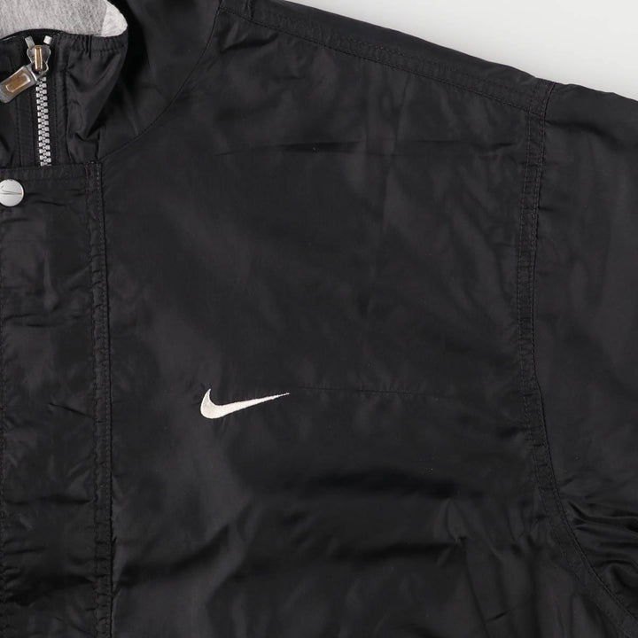 90'S Nike NIKE Nylon Jacket Men's M Size Vintage Nylon black type Vintage Second Hand