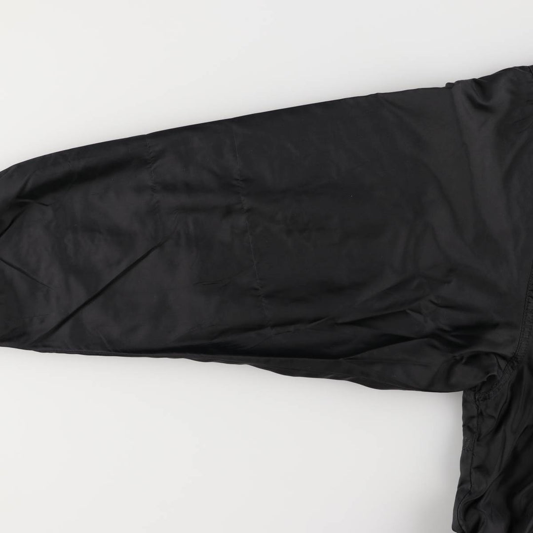 90'S Nike NIKE Nylon Jacket Men's M Size Vintage Nylon black type Vintage Second Hand