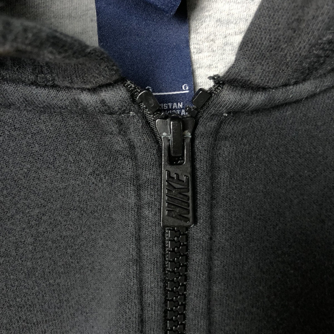 Nike Sweat Full Zip Hoodie Men's Size L cotton black type Vintage Second Hand