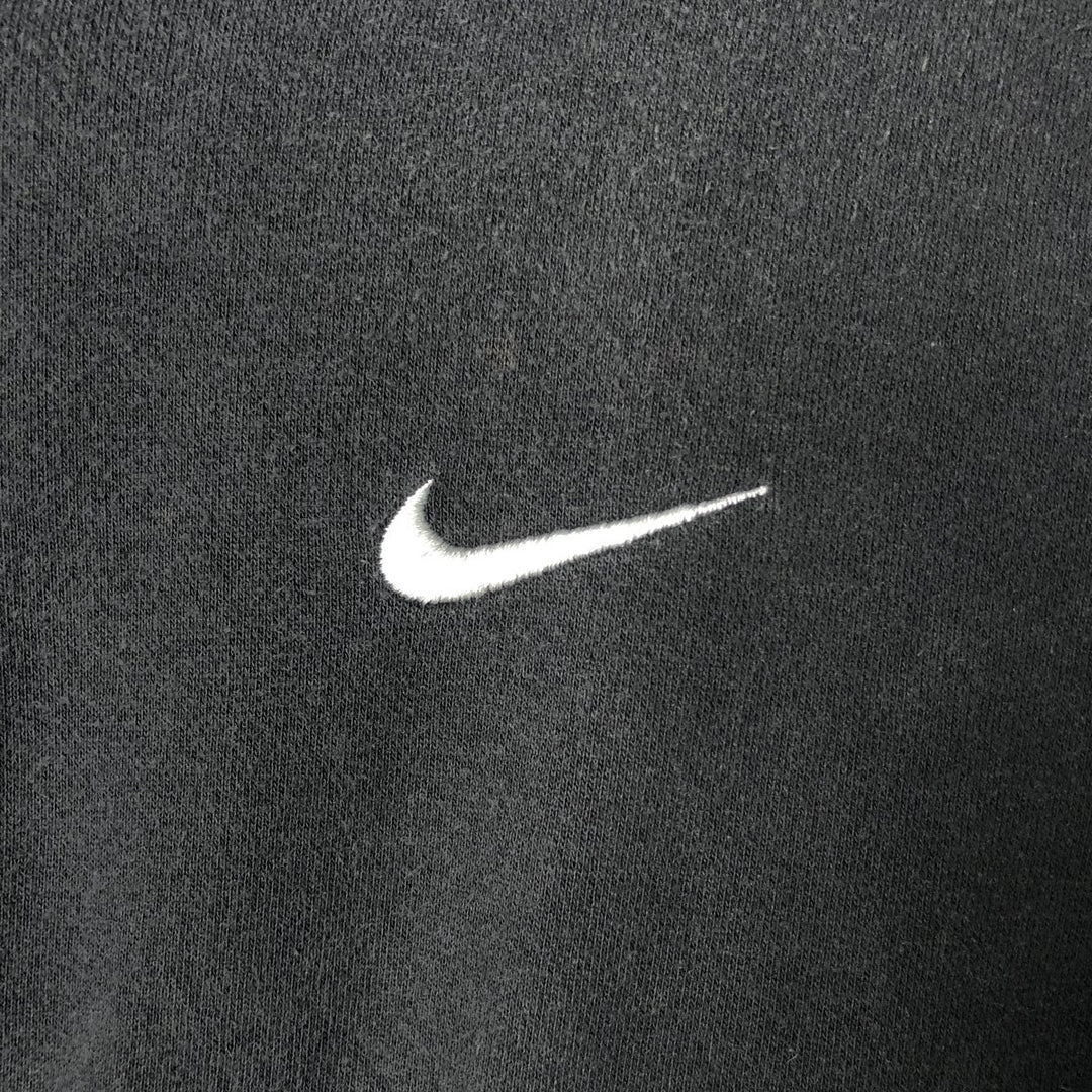 Nike Sweat Full Zip Hoodie Men's Size L cotton black type Vintage Second Hand