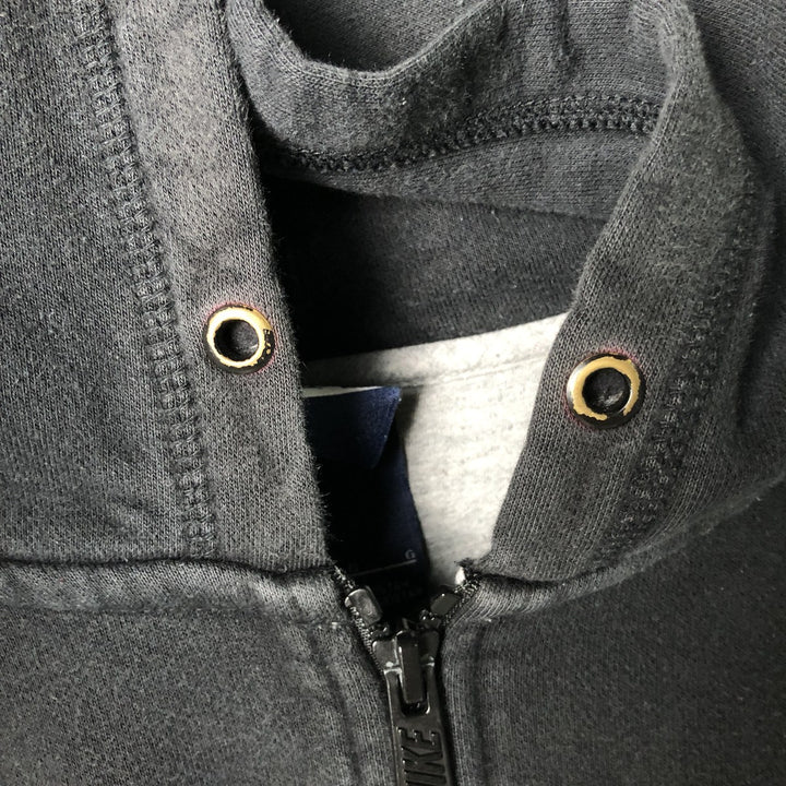 Nike Sweat Full Zip Hoodie Men's Size L cotton black type Vintage Second Hand