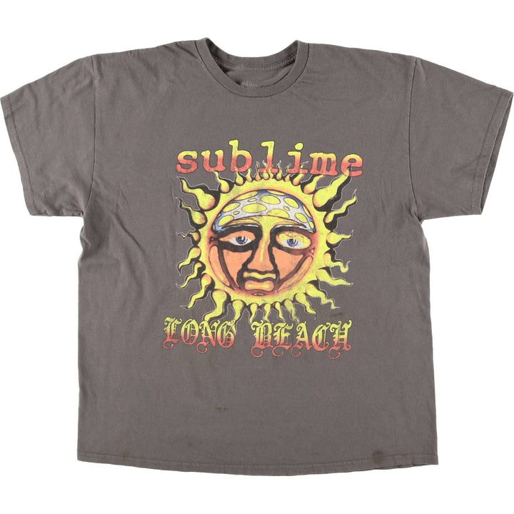 SUBLIME Band T-shirt, Men's XL size cotton Khaki type Vintage Second Hand