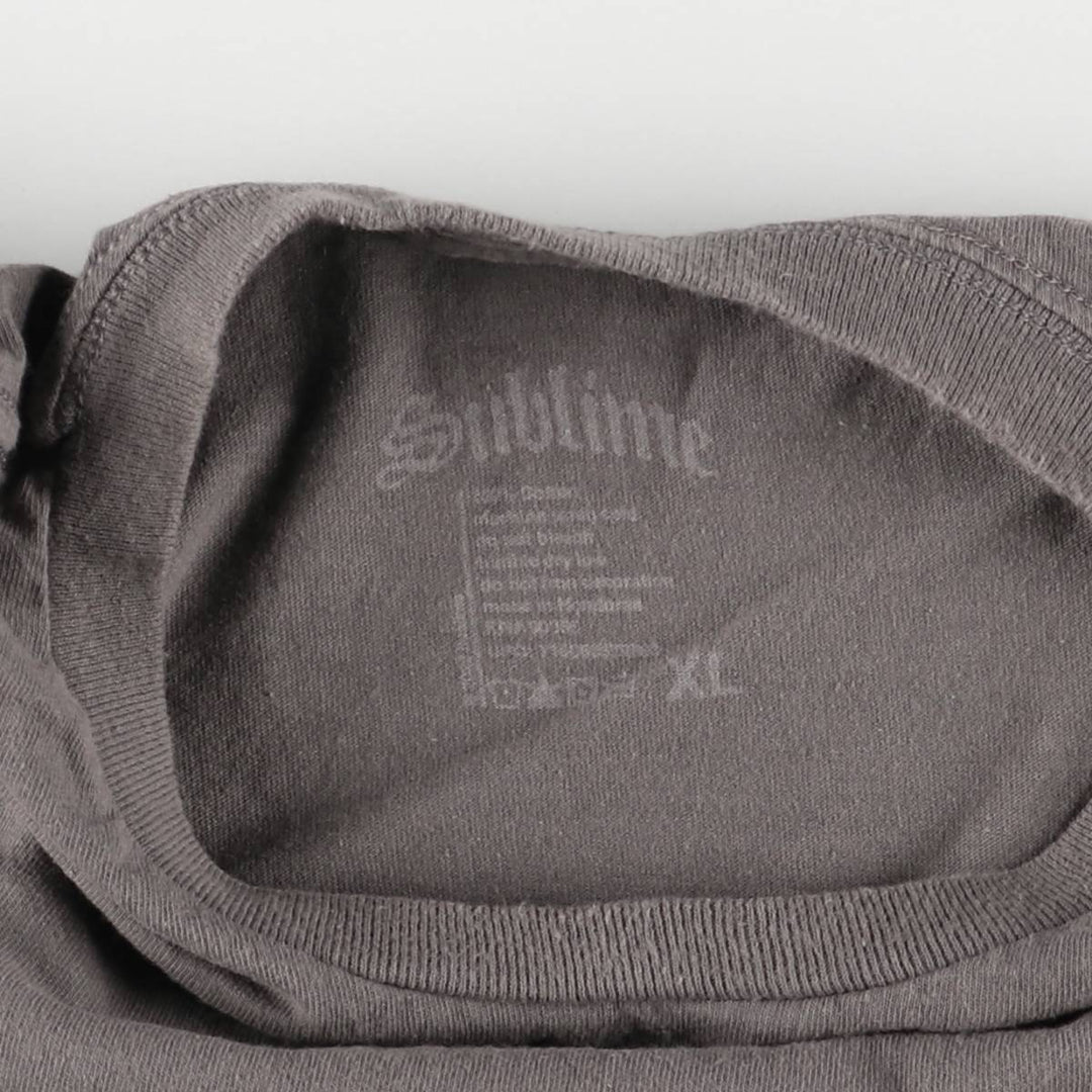SUBLIME Band T-shirt, Men's XL size cotton Khaki type Vintage Second Hand