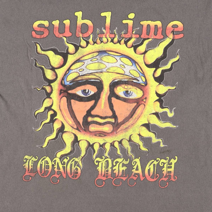 SUBLIME Band T-shirt, Men's XL size cotton Khaki type Vintage Second Hand