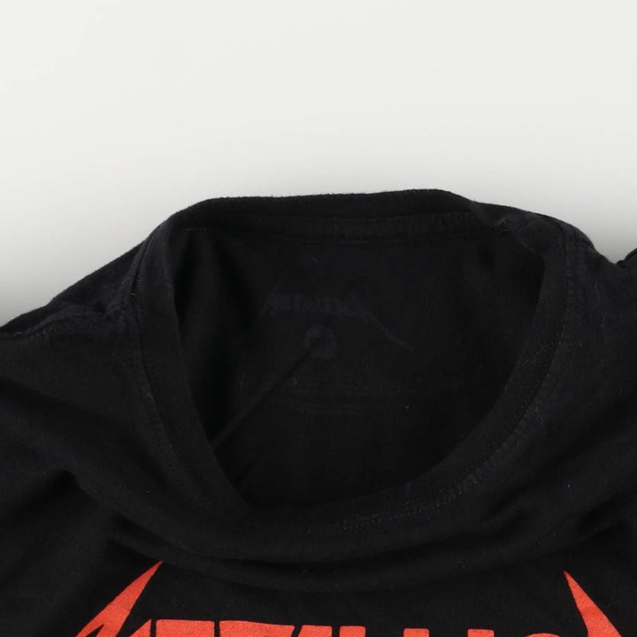 Metallica Band T-shirt, Band T, Men's M size cotton black type Vintage Second Hand