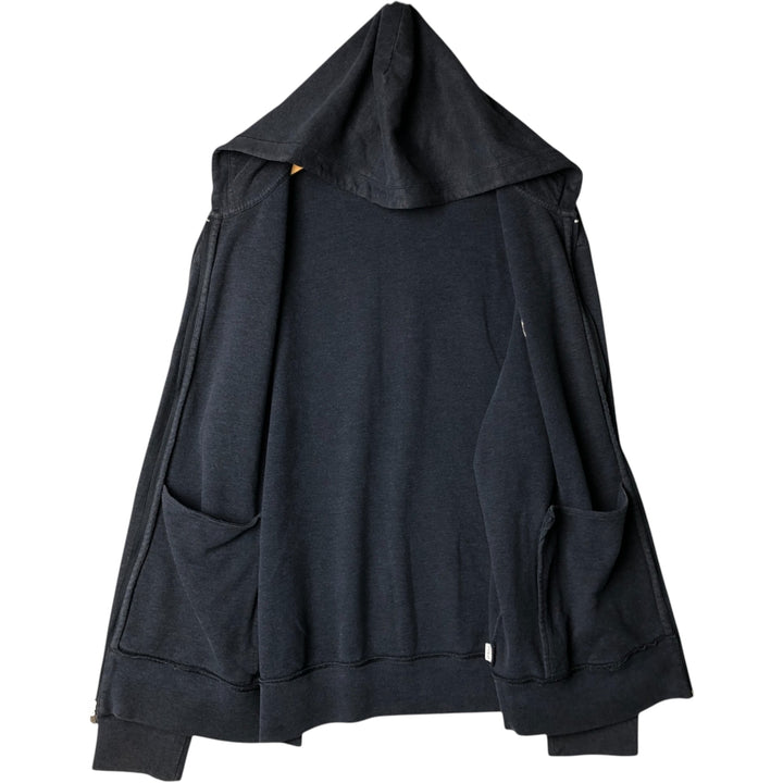 Ralph Lauren full-zip sweatshirt, men's size L unclear navy blue type Vintage Second Hand