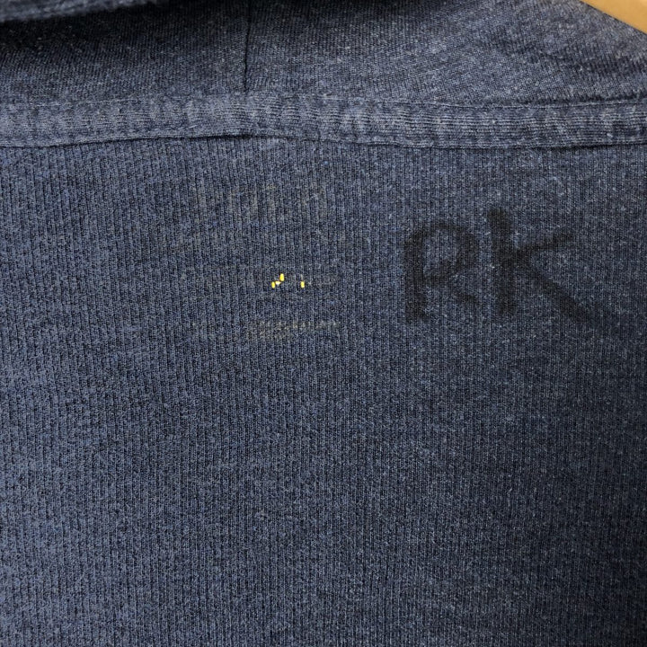 Ralph Lauren full-zip sweatshirt, men's size L unclear navy blue type Vintage Second Hand