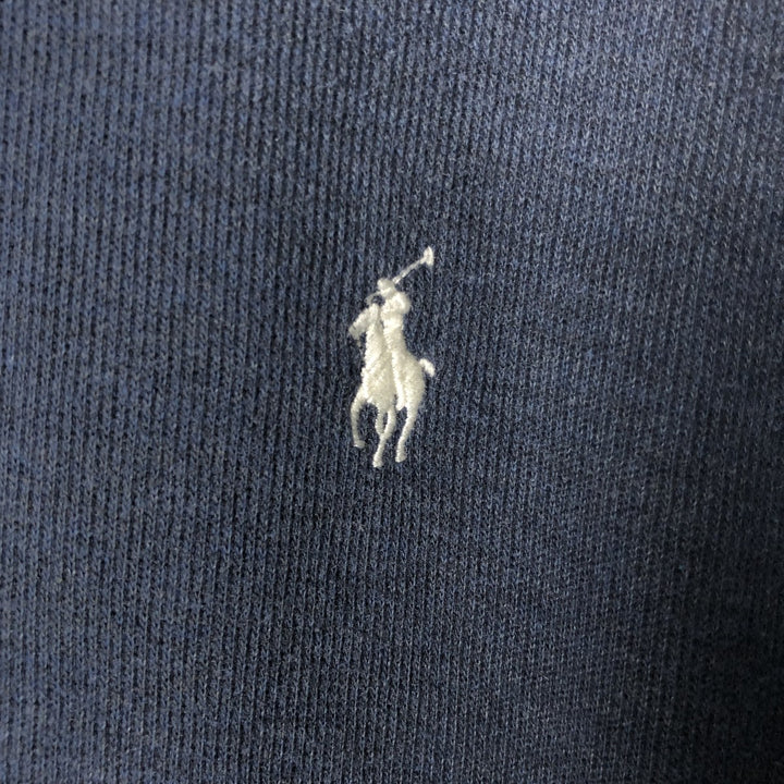 Ralph Lauren full-zip sweatshirt, men's size L unclear navy blue type Vintage Second Hand