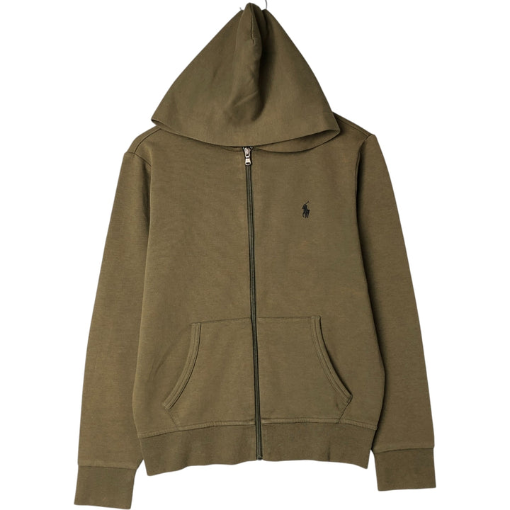 Ralph Lauren POLO RALPH LAUREN Sweat Full Zip Hoodie Men's S polyester Khaki type sage green Vintage Second Hand