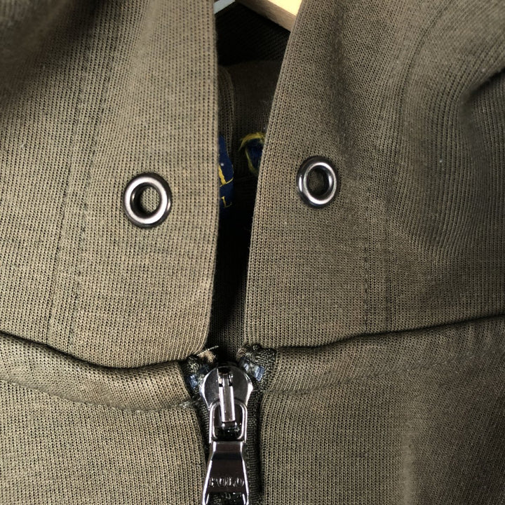 Ralph Lauren POLO RALPH LAUREN Sweat Full Zip Hoodie Men's S polyester Khaki type sage green Vintage Second Hand