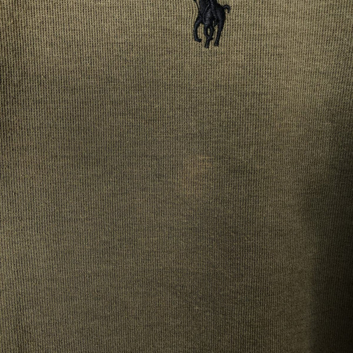 Ralph Lauren POLO RALPH LAUREN Sweat Full Zip Hoodie Men's S polyester Khaki type sage green Vintage Second Hand