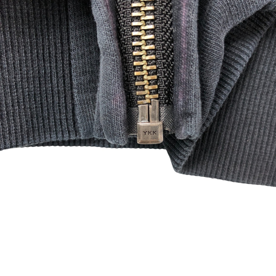 Harley-Davidson Men's Full-Zip Hoodie (Size M) cotton navy blue type Vintage Second Hand