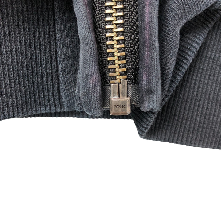 Harley-Davidson Men's Full-Zip Hoodie (Size M) cotton navy blue type Vintage Second Hand