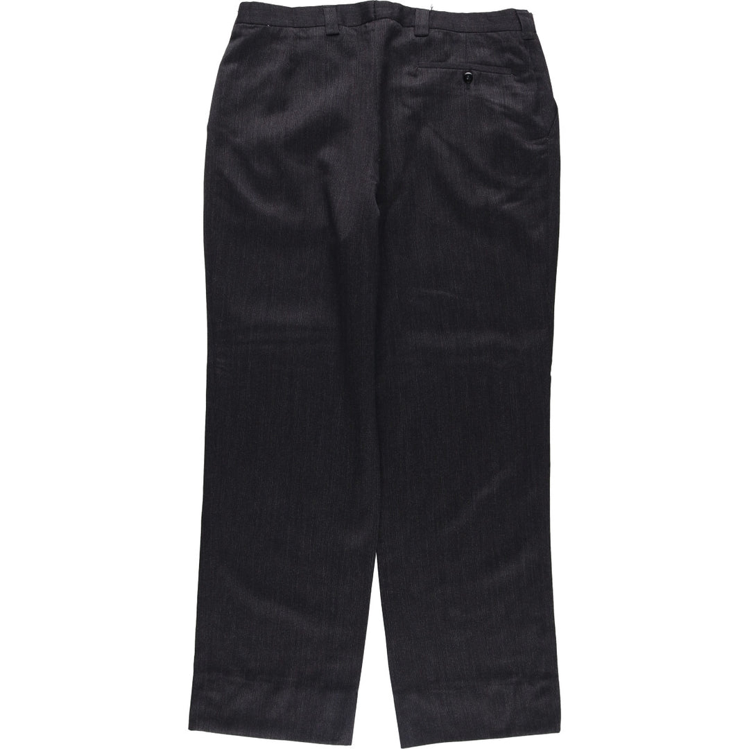 Men's slacks pants, size W34 unclear gray type Vintage Second Hand