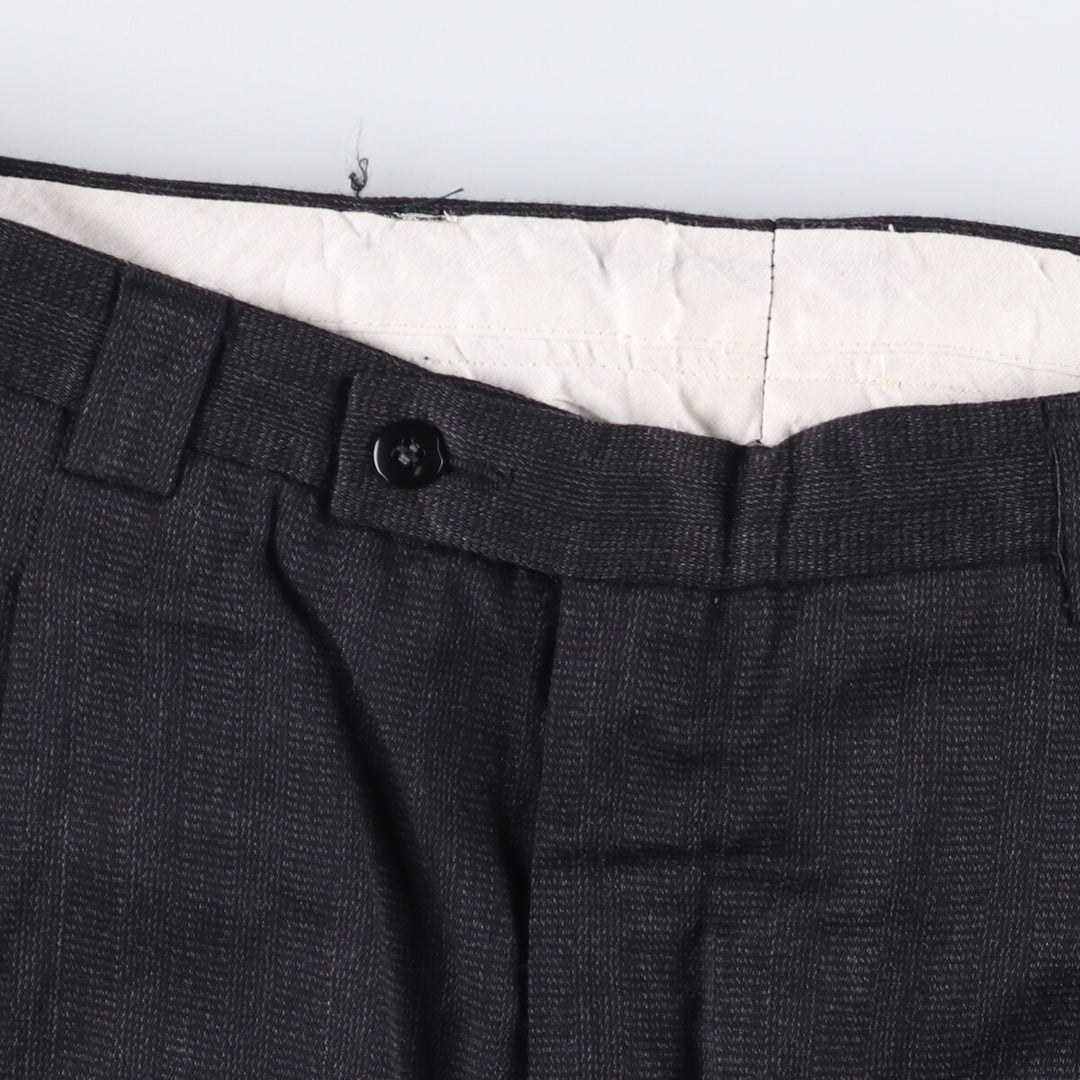 Men's slacks pants, size W34 unclear gray type Vintage Second Hand