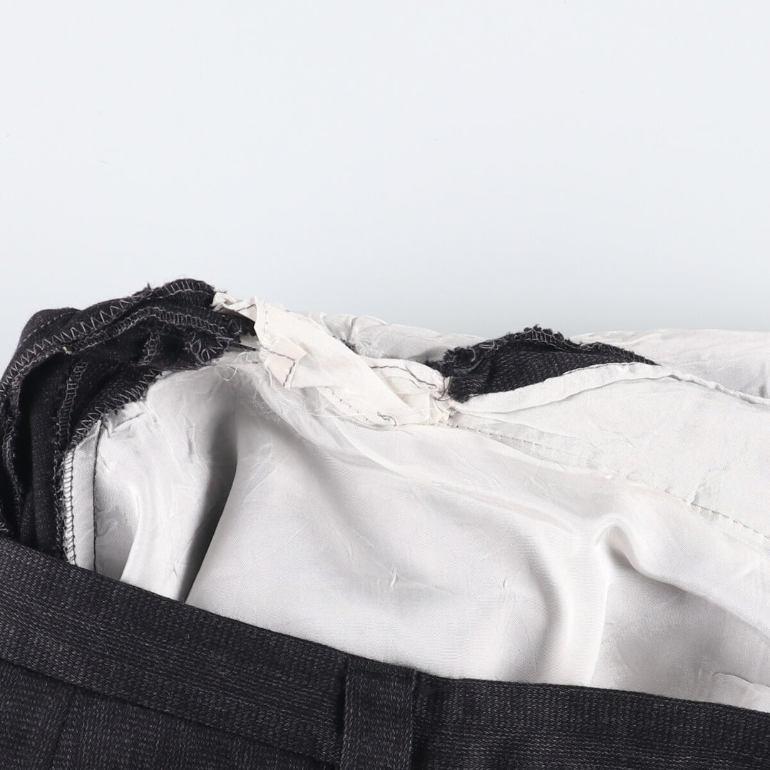 Men's slacks pants, size W34 unclear gray type Vintage Second Hand