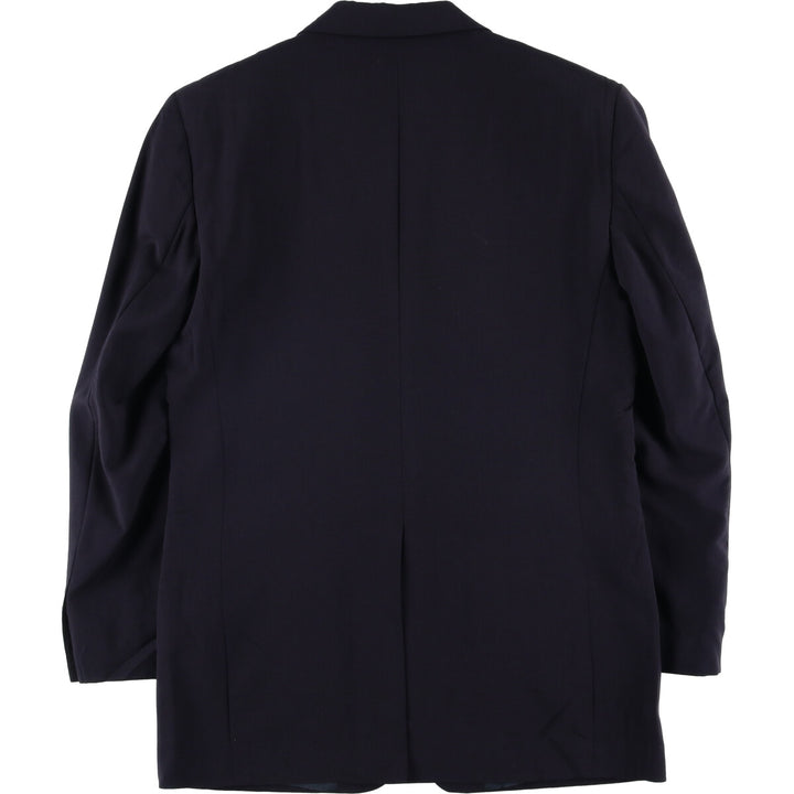 Nordstrom Navy Blazer, Tailored Jacket, Men's Size Small wool navy blue type Vintage Second Hand