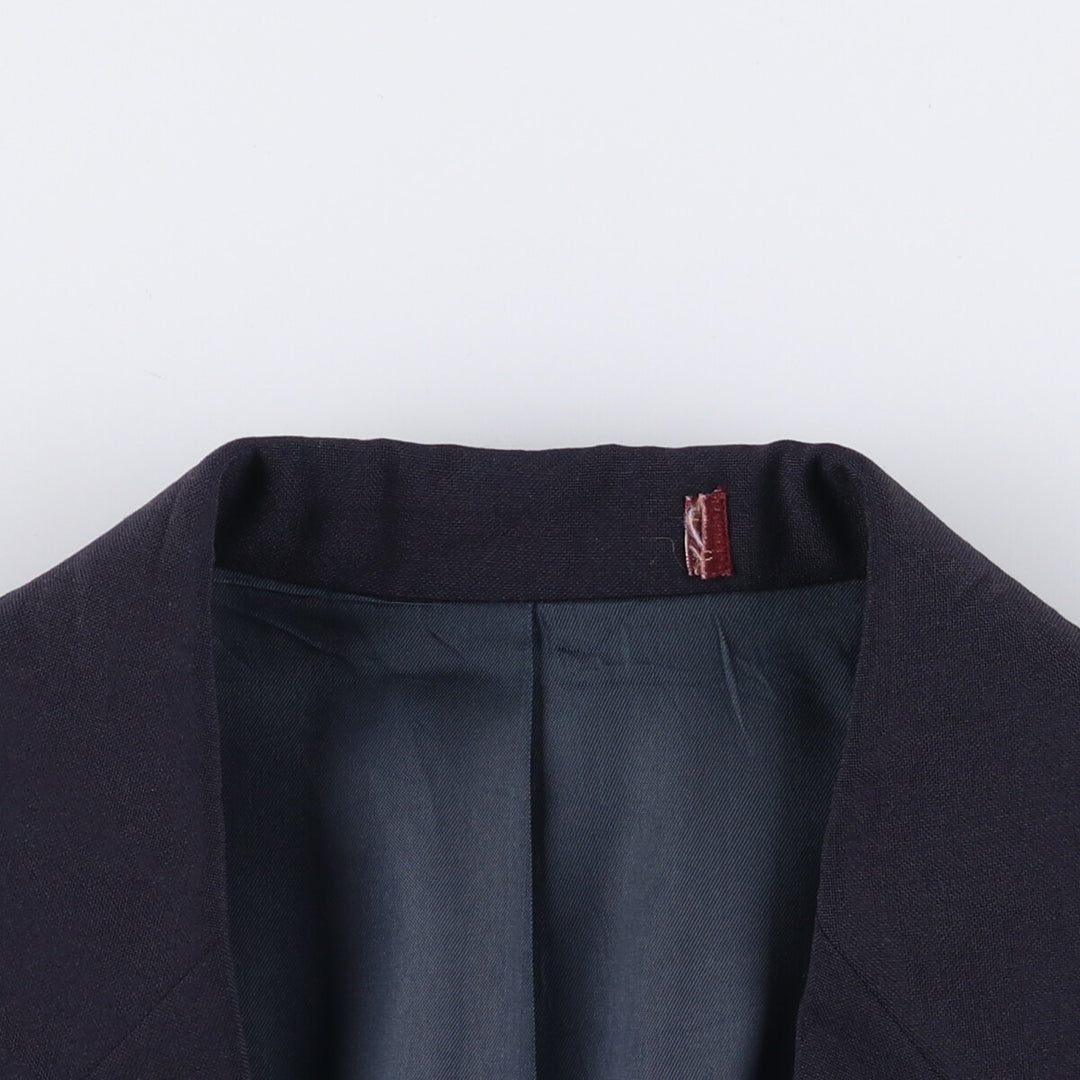 Nordstrom Navy Blazer, Tailored Jacket, Men's Size Small wool navy blue type Vintage Second Hand