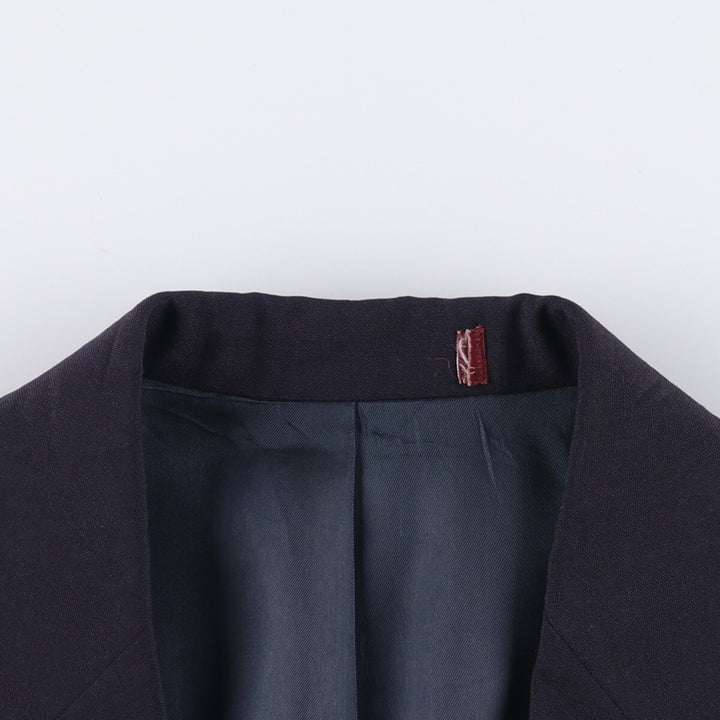Nordstrom Navy Blazer, Tailored Jacket, Men's Size Small wool navy blue type Vintage Second Hand