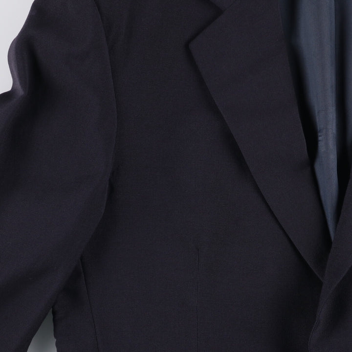 Nordstrom Navy Blazer, Tailored Jacket, Men's Size Small wool navy blue type Vintage Second Hand