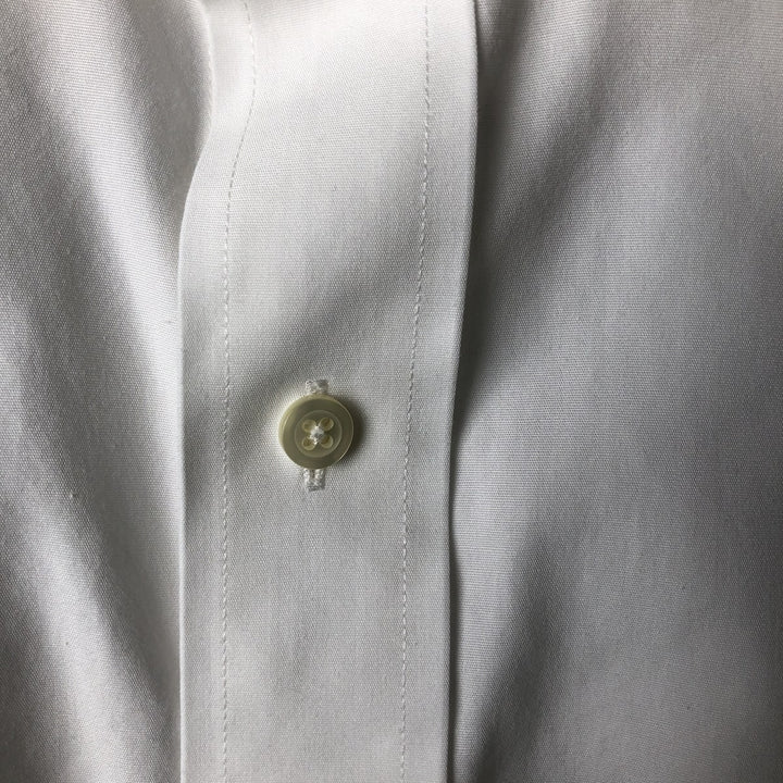 Brooks Brothers Est.1818 REGENT Wide Collar Short Sleeve Cotton Shirt Men's M cotton white type Vintage Second Hand