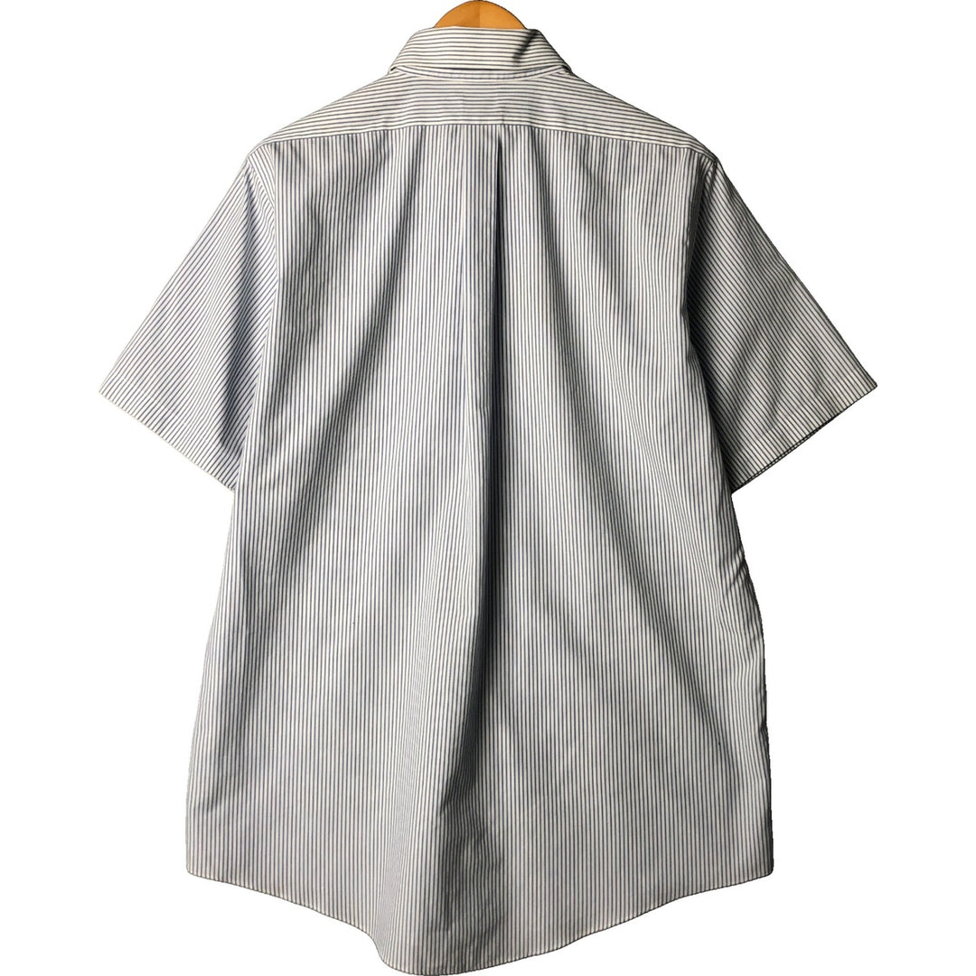 Brooks Brothers Est.1818 Long Sleeve Button-Down Striped Shirt, Men's M Size cotton white type Vintage Second Hand