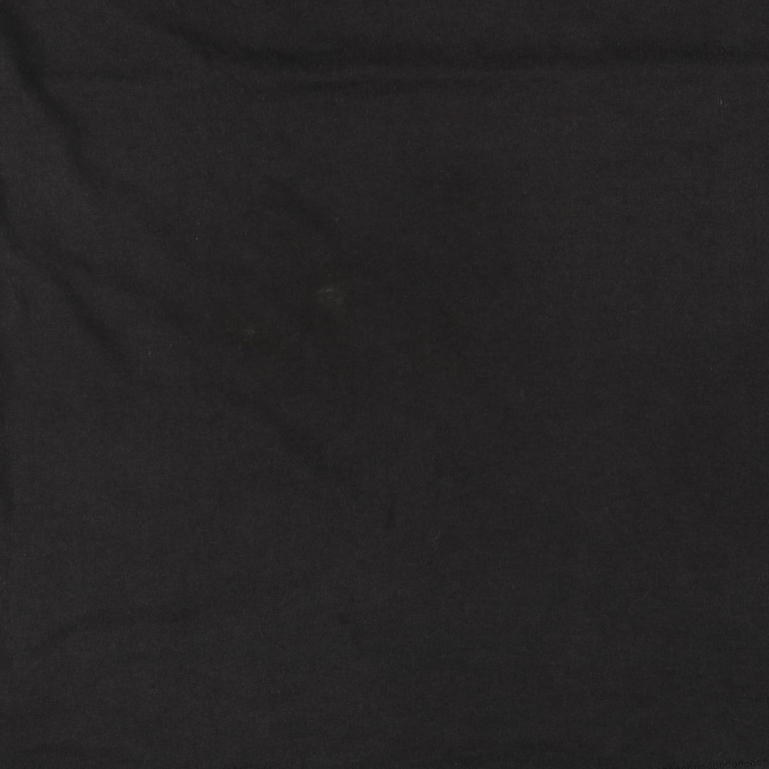90'S Fruit of the Loom printed T-shirt, made in the USA, men's size L, vintage cotton black type Vintage Second Hand