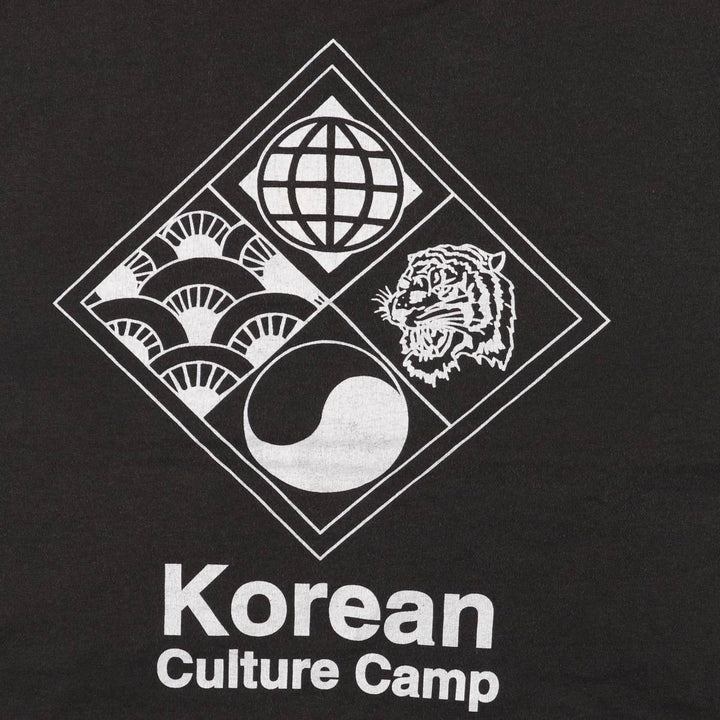 90'S Fruit of the Loom printed T-shirt, made in the USA, men's XL size, vintage cotton black type Vintage Second Hand