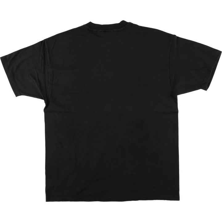90'S Hanes BEEFY-T Message Print T-Shirt Made in USA Men's XL Vintage cotton black type Vintage Second Hand