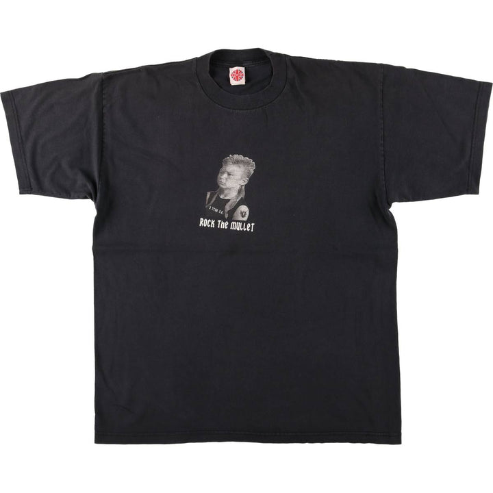 3 STAR UK Photo T-shirt Made in USA Men's XL cotton black type Vintage Second Hand