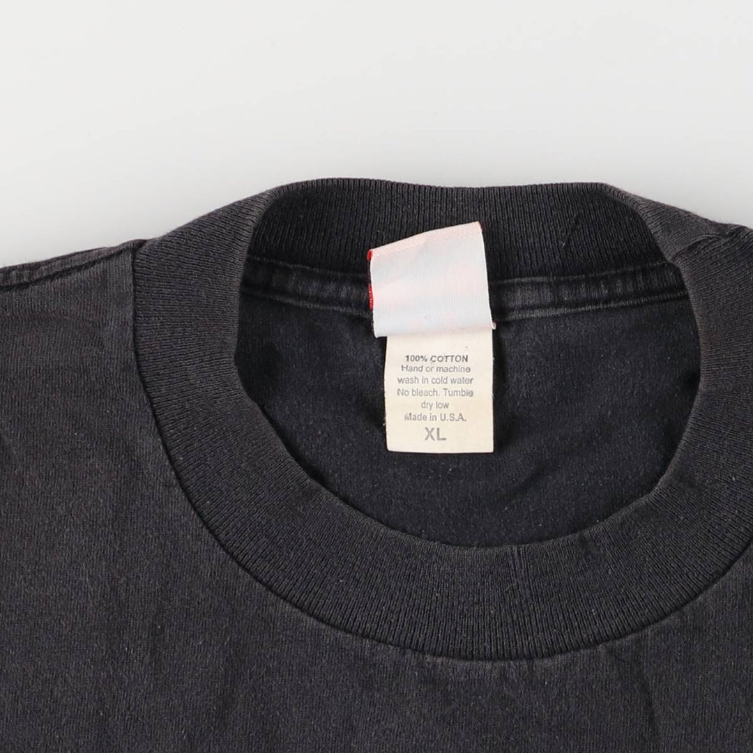 3 STAR UK Photo T-shirt Made in USA Men's XL cotton black type Vintage Second Hand