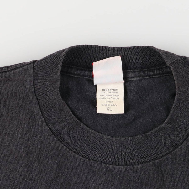 3 STAR UK Photo T-shirt Made in USA Men's XL cotton black type Vintage Second Hand