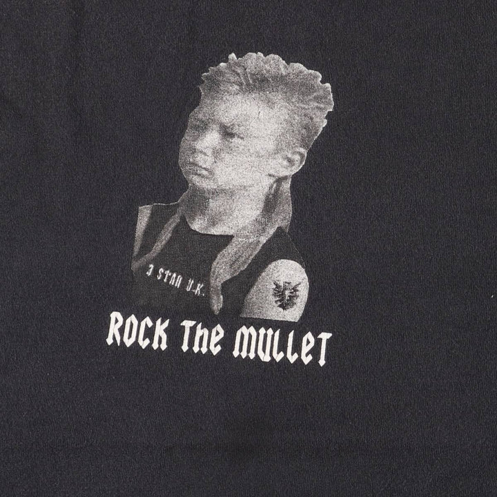 3 STAR UK Photo T-shirt Made in USA Men's XL cotton black type Vintage Second Hand