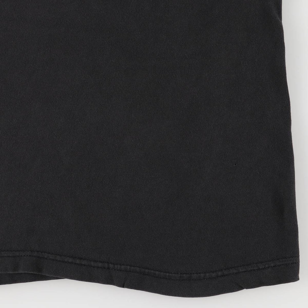 90'S MURINA Print T-shirt HOLLYWOOD USA Made Men's XL Vintage cotton black type Vintage Second Hand