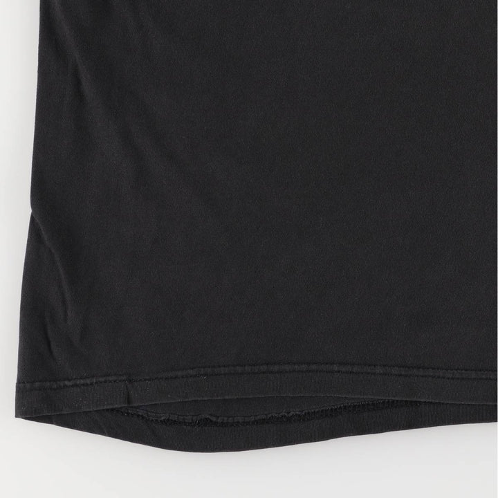 90'S MURINA Print T-shirt HOLLYWOOD USA Made Men's XL Vintage cotton black type Vintage Second Hand