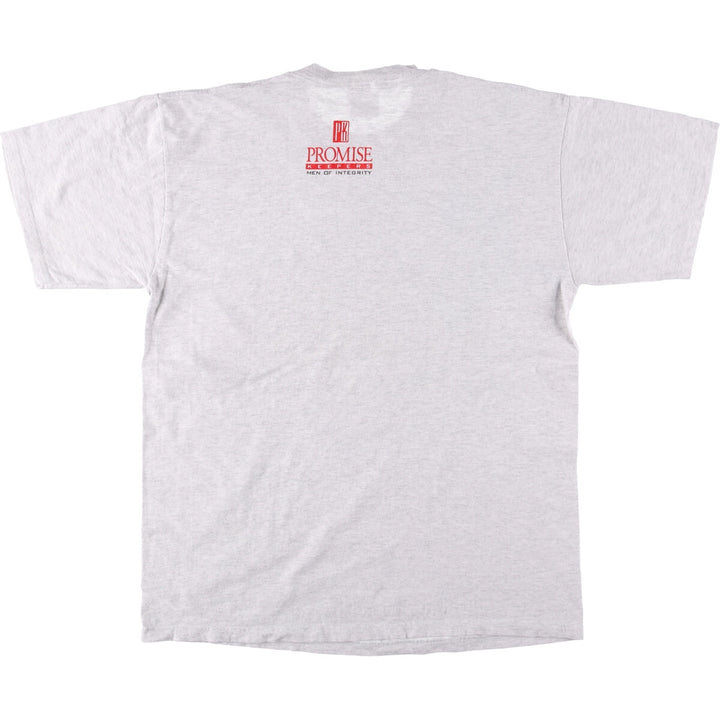 90'S Tultex Message Print T-Shirt, Men's XL, Vintage cotton gray type Vintage Second Hand
